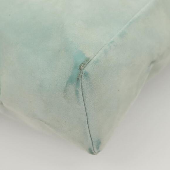 GUCCI Hand Bag Suede Light Blue Black 002 002 - Picture 14 of 16